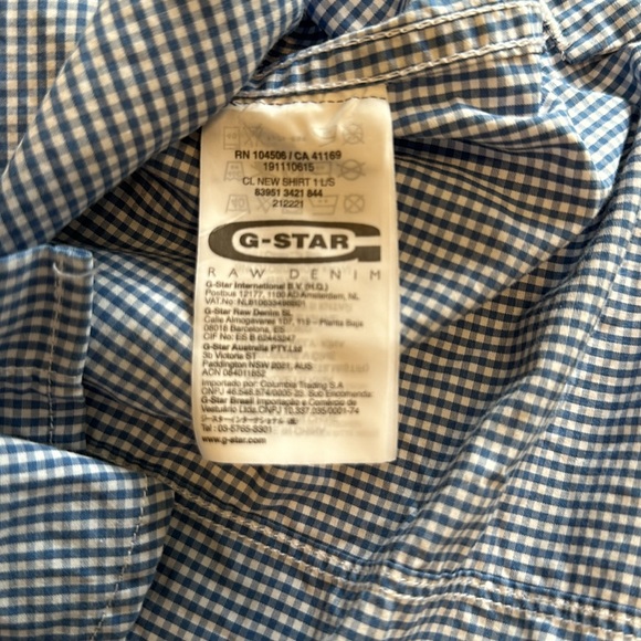 G-Star CL New Shirt 1 L/S - Cotton Button Down - Picture 4 of 10